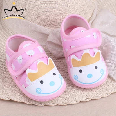 I Love Daddy Mummy Baby Shoes Cartoon Soft Flat Newborn Baby Shoes For Girl Boy