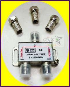 PK 2WAY SPLITTERแยกช่องสัญญาณ -2500MHZ