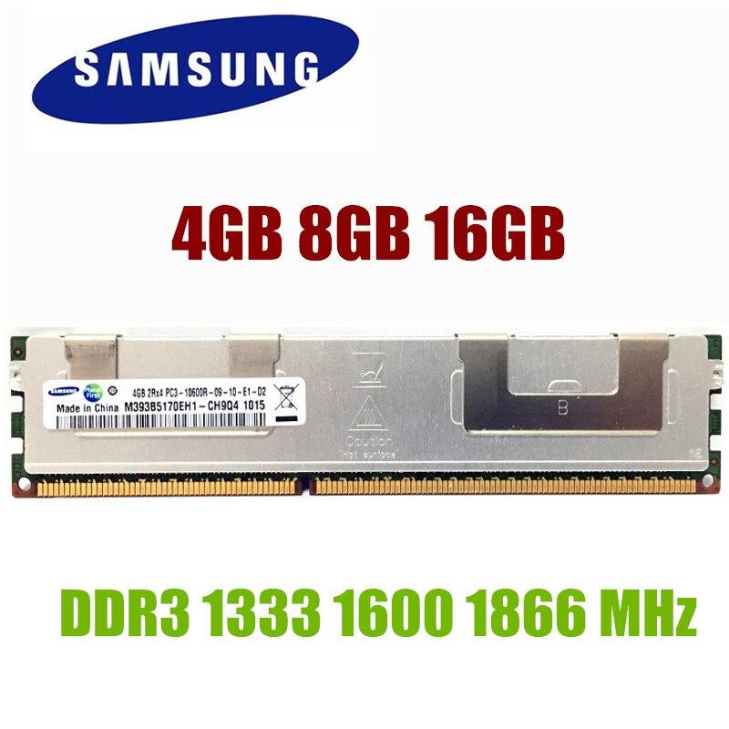 4GB 8GB 16GB DDR3 PC3 1066Mhz 133Hz 1600Mhz 1866Mhz หน่วยความจำเซิร์ฟเวอร์8G 16G 1333 1600 1866 REG ECC 10600 12800 14900 RAM LLT Store