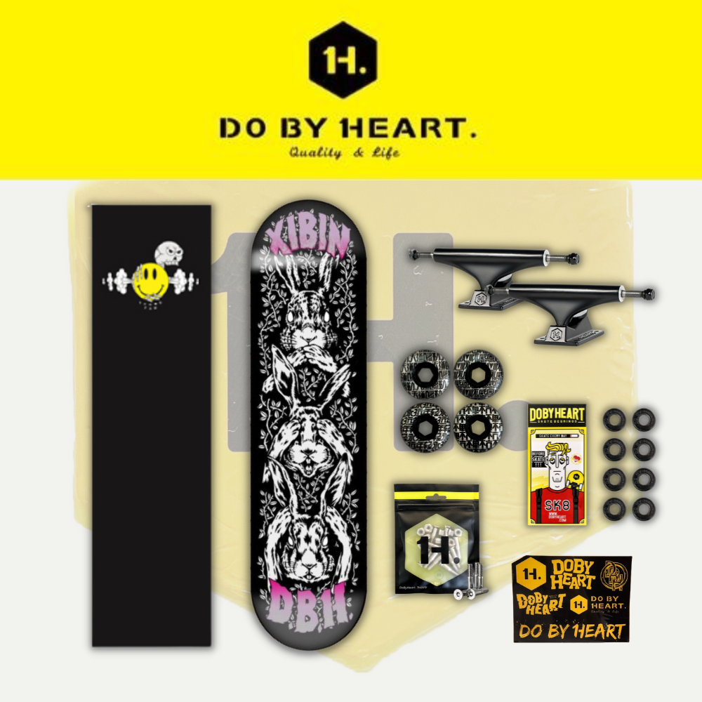 バラ模様 スケートボードデッキ ブランドブランドDo By Heart สเก็ต