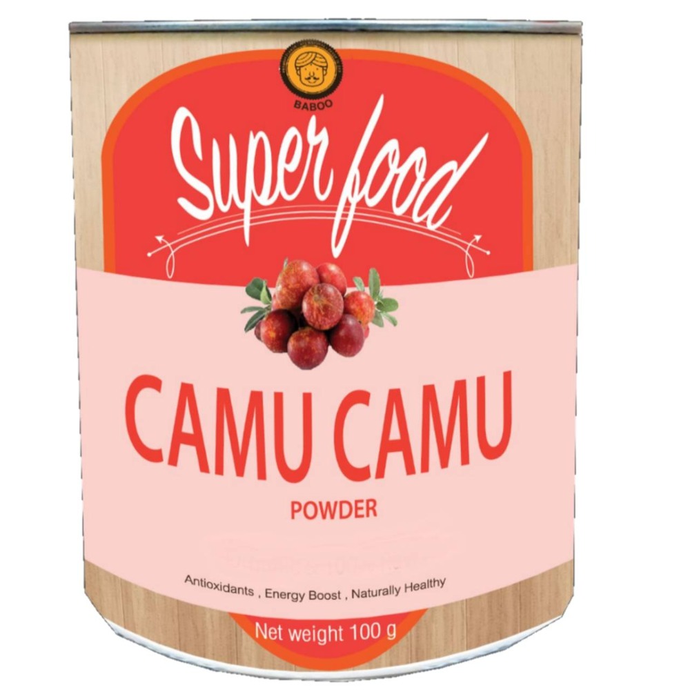 Baboo Super Food CAMU CAMU Powder 100g. บาบู คามู คามู ผงสำเร็จรูป