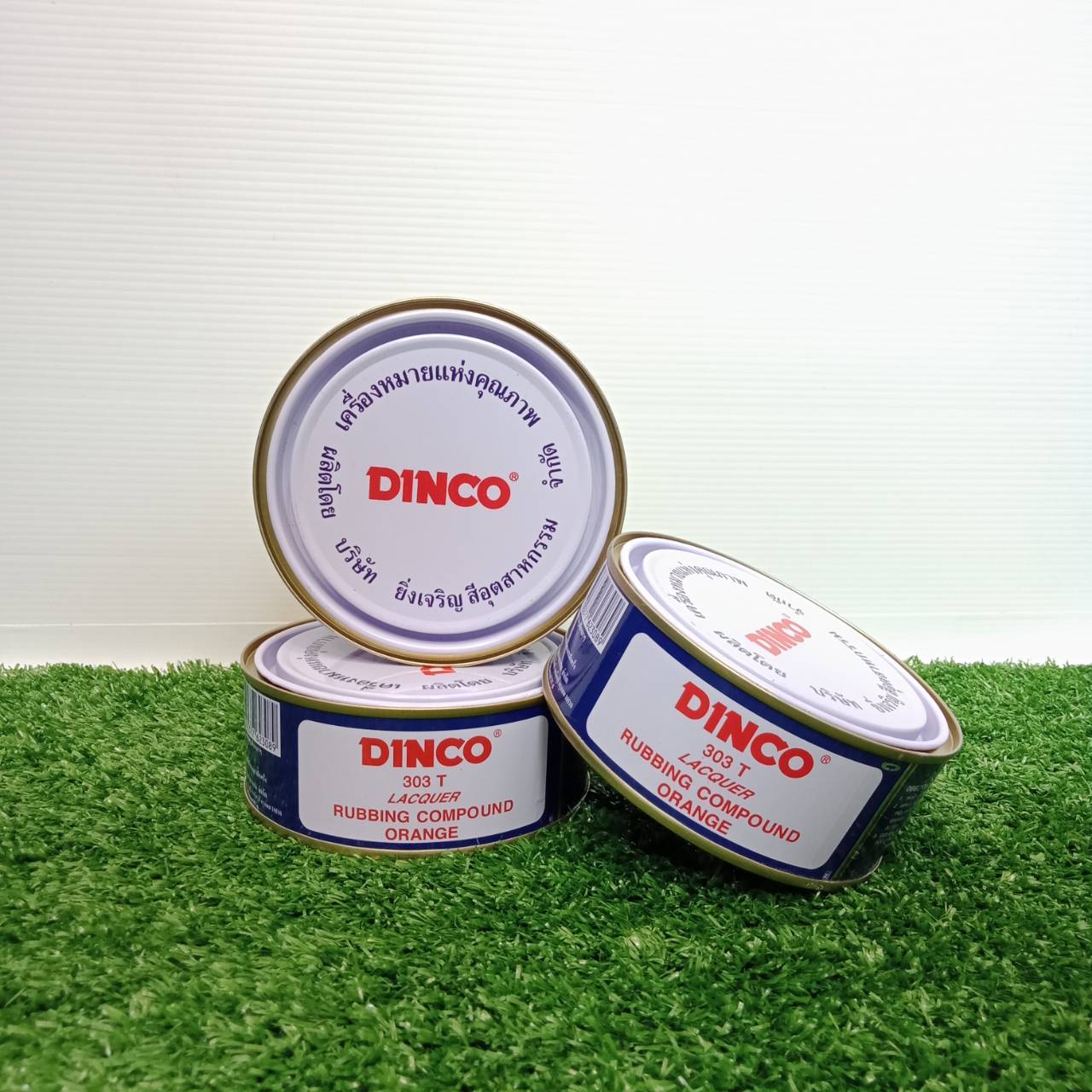 DINCO ดิงโก้ น้ำยาขัดรถขัดหยาบ (สีส้ม) ขนาด230 กรัม