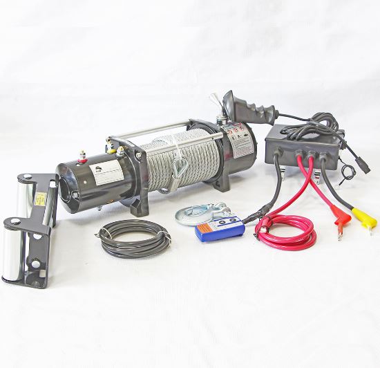 Electrical Winch วินซ์มอเตอร์ไฟฟ้า เหมาะงานลากดึง ไม่เหมาะงานยกลาก 5.4ton 6HP JSSR 12000LB 12V JSSR 12000LB