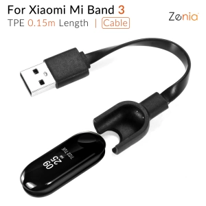 ภาพหน้าปกสินค้าZenia ที่ชาร์จสำหรับ for Xiaomi Mi Band 3 สายชาร์จสำหรับ Mi Band3 แหล่งกำเนิดข้อมูล Dock สายชาร์จสำหรับวง for Xiaomi Mi Band 3 เครื่องชาร์จ USB ที่เกี่ยวข้อง