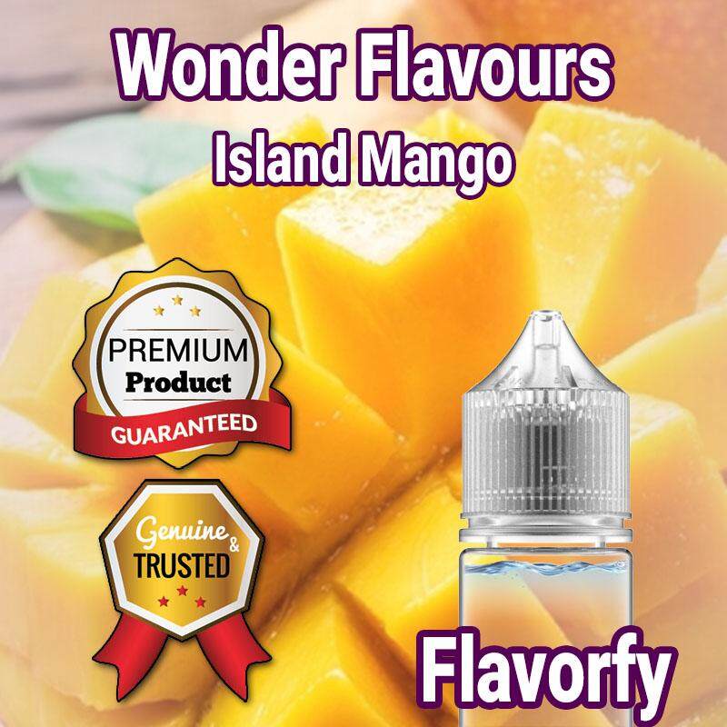 Wonder Flavours Island Mango SC - ไอซ์แลนด์แมงโก้(เข้มข้น) - กลิ่นผสมอาหาร - ผ่านการรับรองจาก อย. ประเทศไทย บรรจุและขายโดย Flavorfy กลิ่นผสมอาหารอเนกประสงค์ เหมาะสำหรับ ลูกอม, กัมมี่, น้ำผลไม้, เบเกอรี่, ไอศครีม, ของเหลวอื่่นๆ