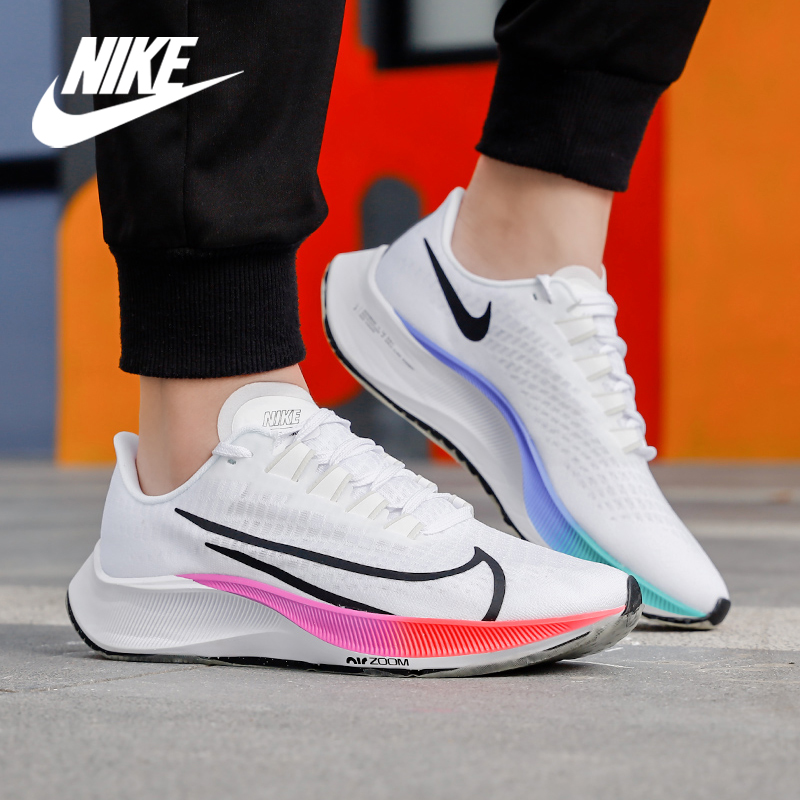 【รับประกันของแท้】Nike Air Zoom Pegasus 37 รองเท้ากีฬา รองเท้าผู้ชาย รองเท้าสตรี รองเท้าลำลอง แฟชั่น อ่อนนุ่ม รองเท้าตาข่าย รองเท้าวิ่ง running shoes sports shoes