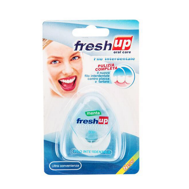 ไหมขัดฟัน Fresh Up 50m Fresh Up Oral Care Dental Floss - Mint