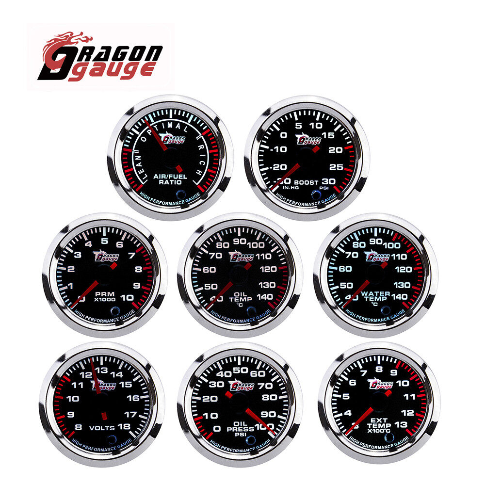 GReddi Sirius OBD2 Gauge LCD 74mm Turbo Speed Volts Water Oil Temp Fuel