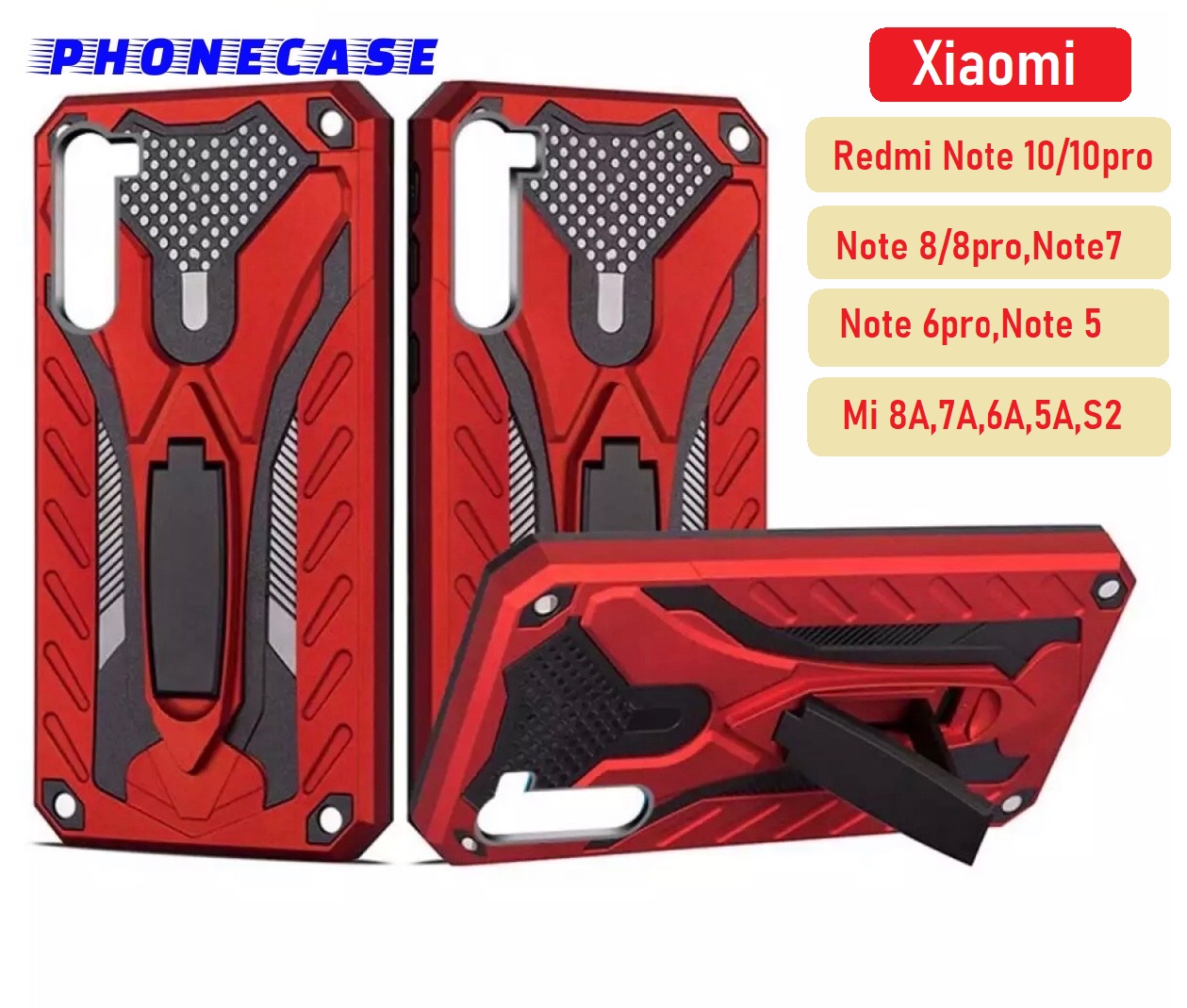 ❌รับประกันสินค้า❌Case ใช้สำหรับ Xiaomi Redmi 10 /Note10plus Redmi Note8 Note8pro Note7 Note6pro Note5 Redmi 7A 6A 5A S2 A2lite case เคสหุ่นยนต์ เคสกันกระแทก TPU CASE สี สีแดง สี สีแดงรูปแบบรุ่นที่ีรองรับ Xiaomi Redmi 10