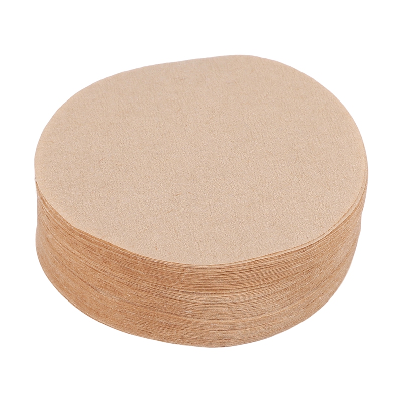 400 Pieces of Unbleached Paper Coffee Filter Round Replacement Coffee Filter Paper (2.3Inches in Diameter)