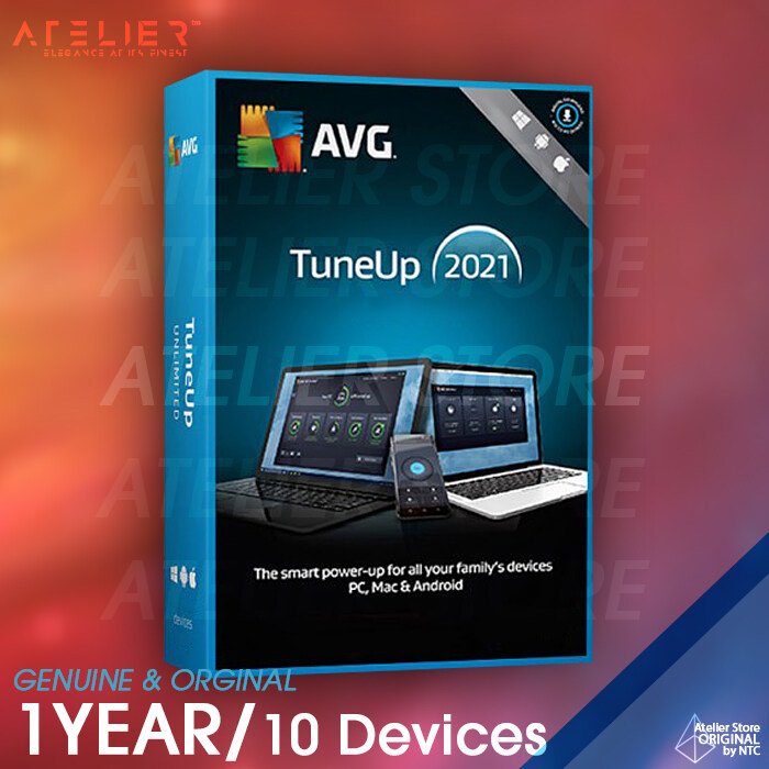 AVG PC TuneUp - 1 ปี/ 10 เครื่อง - ของแท้ (รองรับ: Windows, Mac, Android และ iOS)