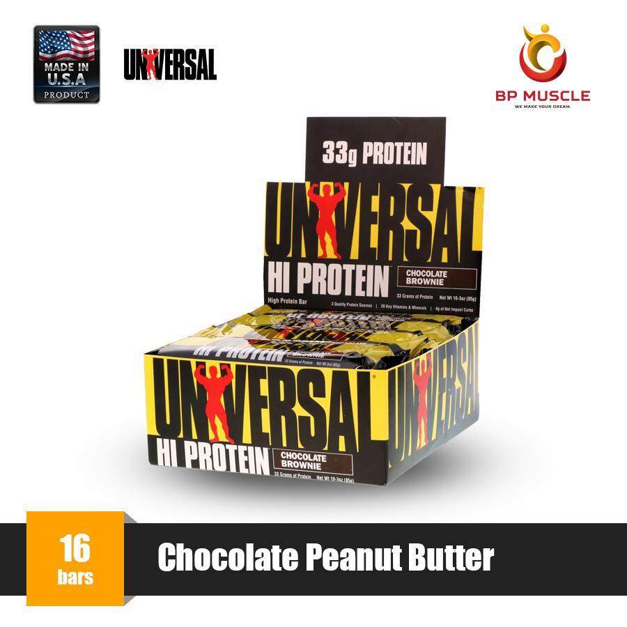 Universal Nutrition Hi Protein Bar (16 Bars) - Chocolate Peanut Butter