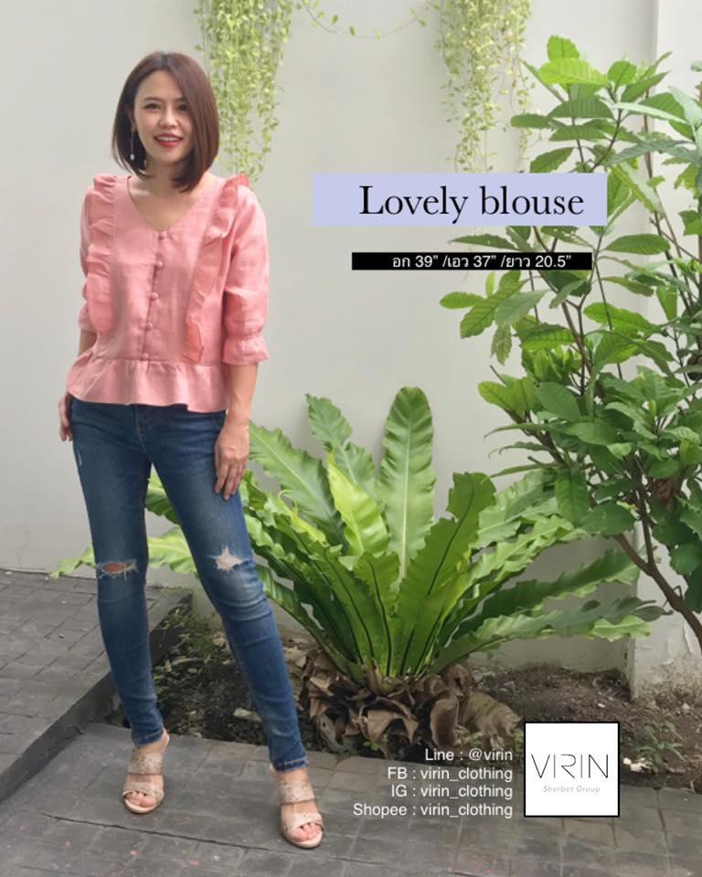 VIRIN_clothing เสื้อผ้าแฟชั่น เสื้อลินิน รุ่น Lovely Blouse Linen อก 39 ...