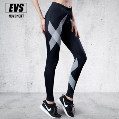 กางเกงวิ่งรัดกล้ามเนื้อ EVS รุ่นVCK-07 กางเกงรัดกล้ามเนื้อ ชุดรัดกล้ามเนื้อ กางเกงฟิตเนส ผู้หญิงขายาว (G9)