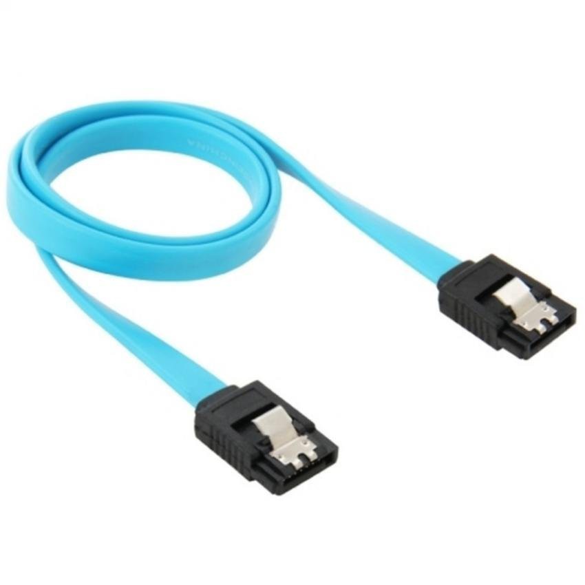 7 Pin SATA 3.0 Female to 7 Pin SATA 3.0 Female HDD Data Cable, Length: 50cm(Blue) (Intl)