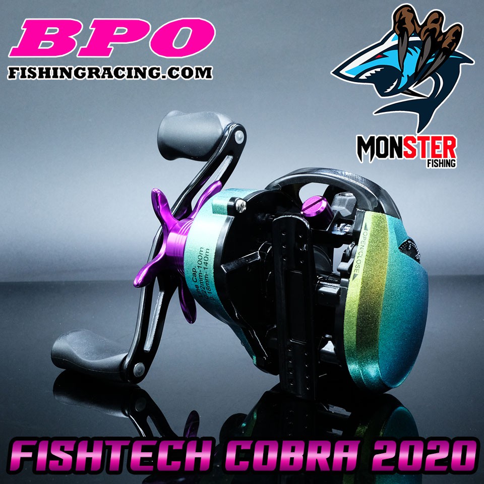 รอกหยดน้ำ ฟิชเทค ค๊อบบร้า FISHTEC COBRA CB100 ใหม่ 2020 ค่ายBPO หมุน ...