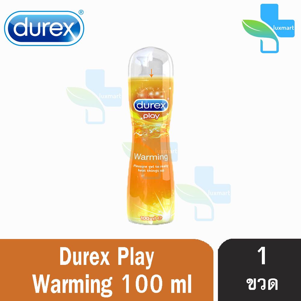 DUREX PLAY WARMING เจลหล่อลื่น ดูเร็กซ์ เพลย์ วอร์มมิ่ง 100 ML สีเหลือง [1 ขวด]