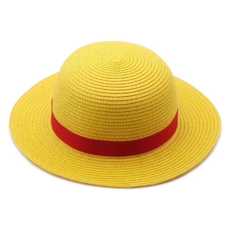 หมวกฟางลูฟี่สีเหลืองเข้ม (One piece)