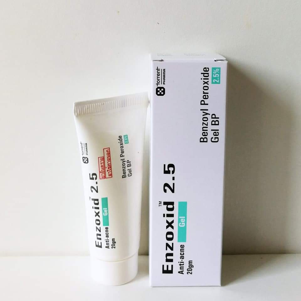 โปรโมช น เจลแต มส ว Enzoxid 2 5 Anti Acne Gel Peggy Beauty Store