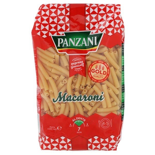แพนซานี เส้น มักกะโรนี อบแห้ง 400 กรัม Panzani Macaroni 400 g. สำหรับ 4 - 5 เสิร์ฟ