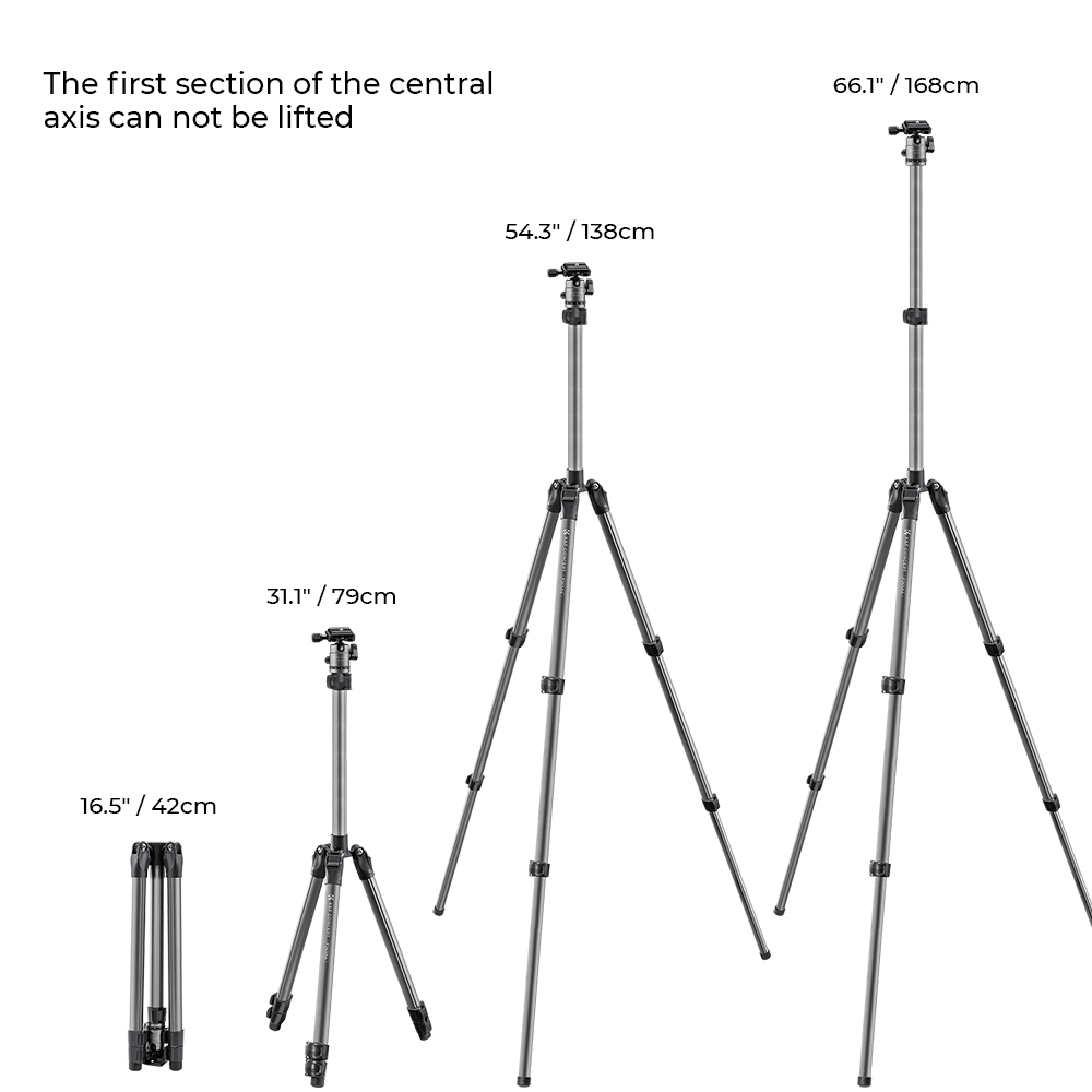 KF Concept tripod Rotatable Multi-Angle Center Column for Camera Tripod ...