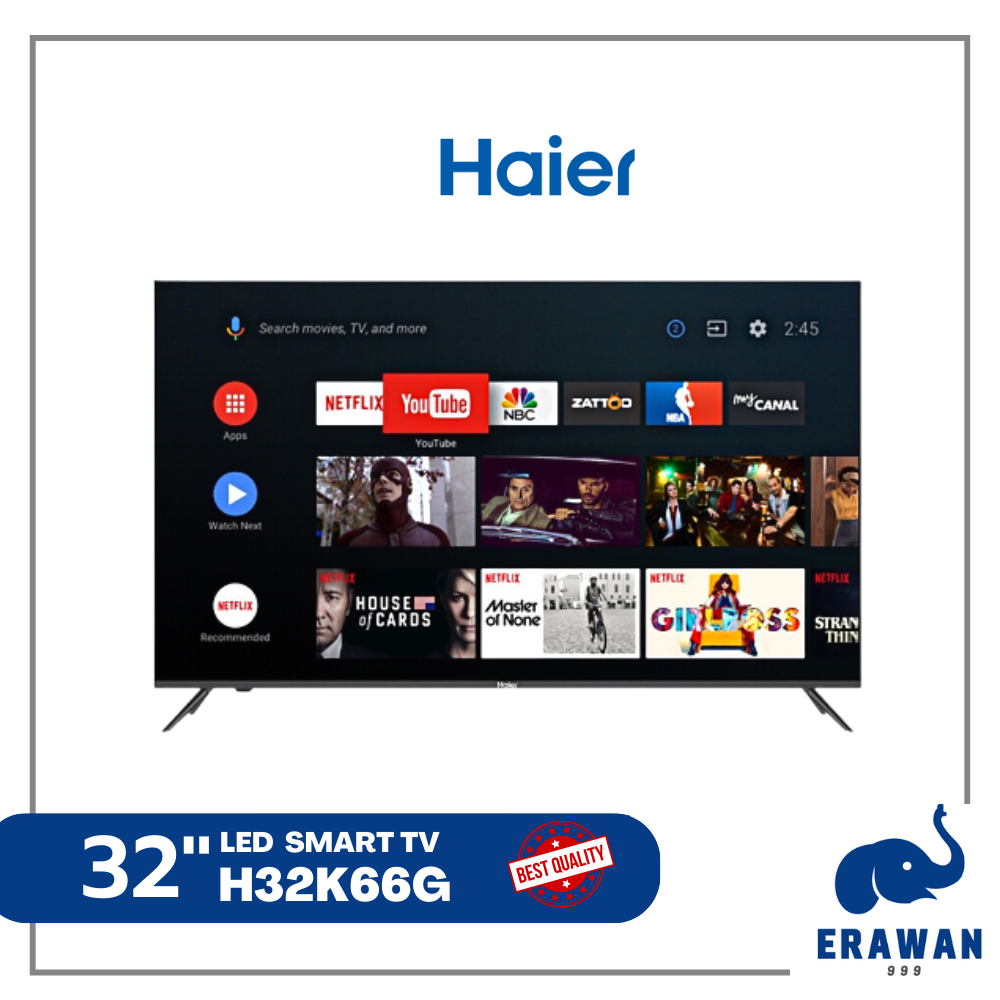 LED SMART TV 32" HAIER รุ่น H32K66G | Lazada.co.th