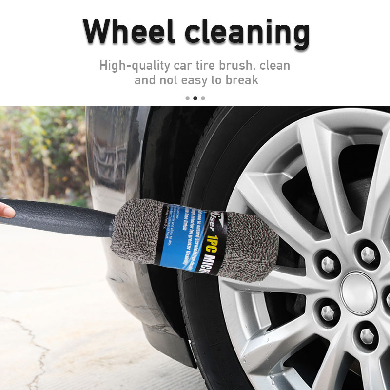 9pcs Car Wash Cleaning Kits Microfiber Auto Detailing Washing Tools Towels  Blush Sponge Wash Glove P