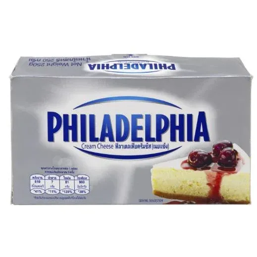 ฟิลาเดลเฟีย ครีมชีส 250g philadelphia cream cheese