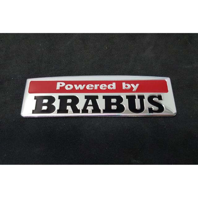 Best saller Powered by BRABUS BENZ BADGE LOGO เพจโลโก้ แป้นเหยียบกันลื่น logo logoรถ โลโก้รถ ดุมล้อ BENZ
