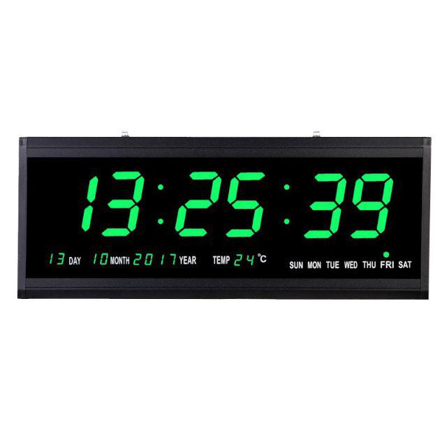 นาฬิกาดิจิตอล (JH4819) 48x19x4.5cm นาฬิกา ตั้งโต๊ะ LED DIGITAL CLOCK นาฬิกาแขวน นาฬิกาตั้งโต๊ะ