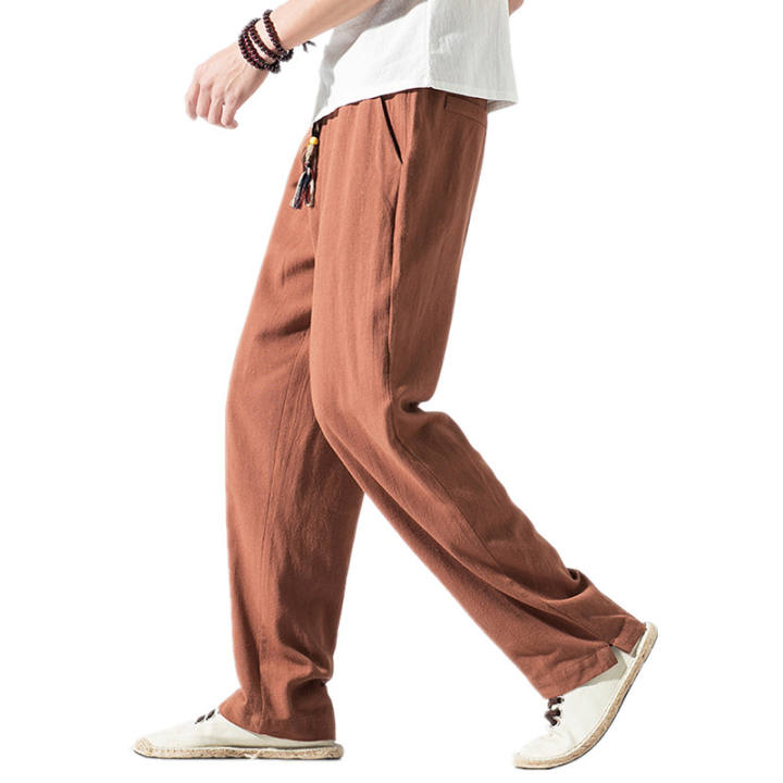 linen work pants