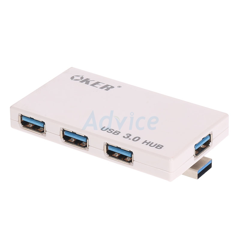 4 Port USB HUB V.3.0 OKER (H432) อุปกรณ์เชื่อมต่อ ประกัน 1Y