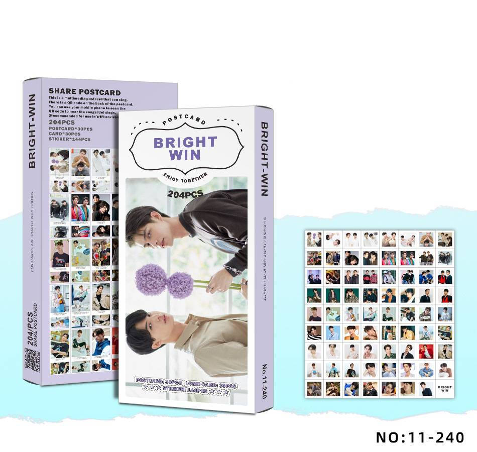 พร้อมส่ง-โปสการ์ด ไบร์ทวิน Postcard Brightwin