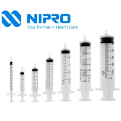 กระบอกฉีดยา ไม่มีเข็ม Nipro Syringe 1 ml / 3 ml / 10 ml / 20 ml และ 50 ml without needle