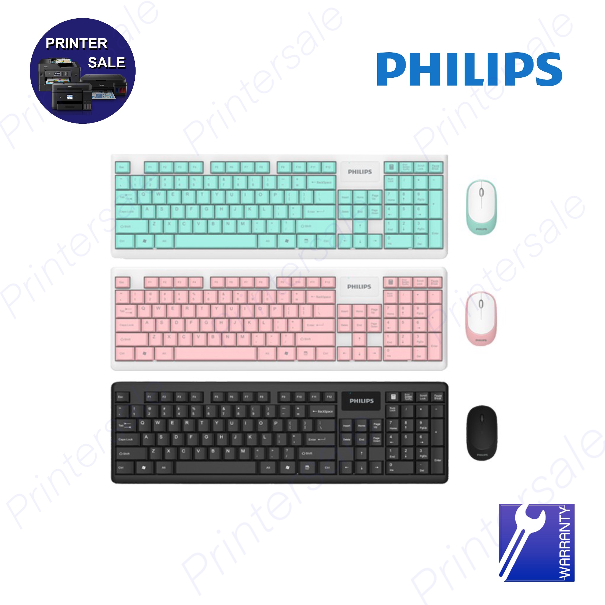 Philips SPT 6314 Wireless keyboard and mouse combo Wirless mouse **ราคาถูกมาก** **มีของพร้อมส่ง**