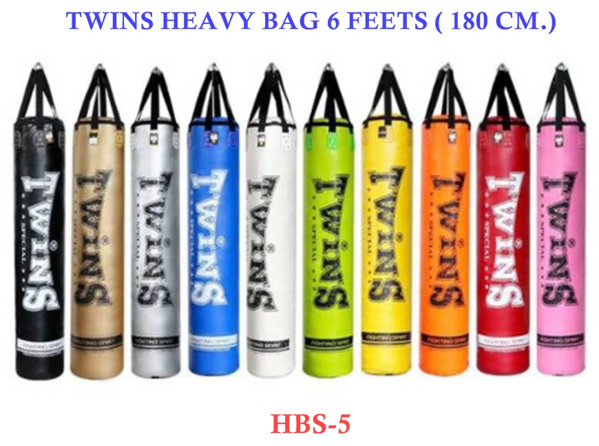 Twins special Heavy Bag HBS-5 6 Feets (180 cm.) for Training MMA Kickboxing  (Un-filled) กระสอบทรายหนังเทียม ทวินส์ สเปเชียล 6 ฟุต หรือ สูง 180 ซม. (  ขายแบบไม่บรรจุ) | Lazada.co.th