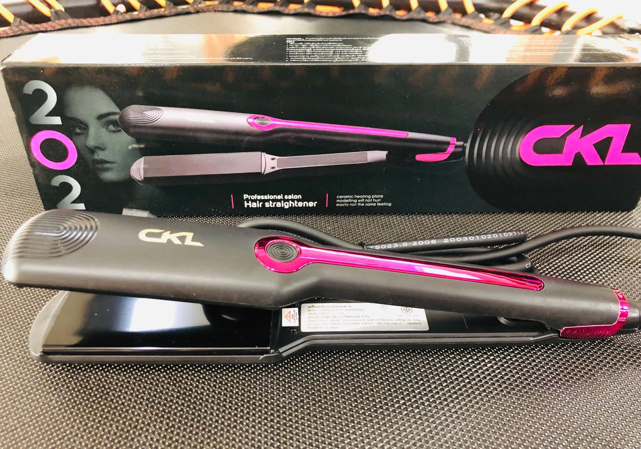 Ckl-202 พร้อมส่ง ที่หนีบผม เครื่องหนีบผม ม้วนผม ยืดผม เครื่องรีดผม By Starcosmeticth