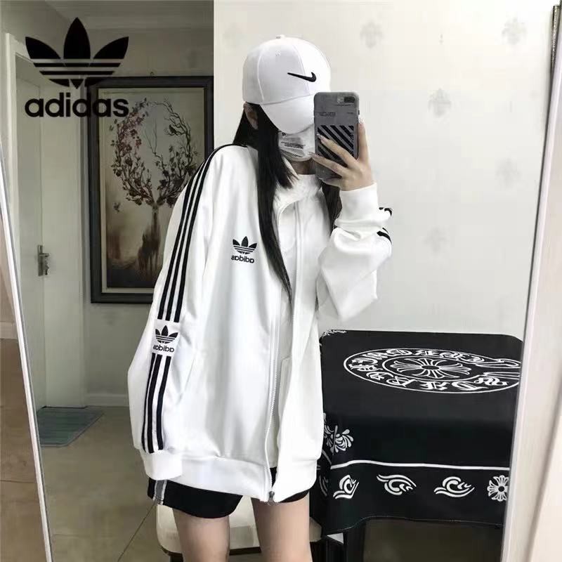 Vxh เสื้อเท่ๆของผู้หญิง เสื้อผู้หญิง2022 เสื้อแจ็คเก็ตลำลอง Adidas ...