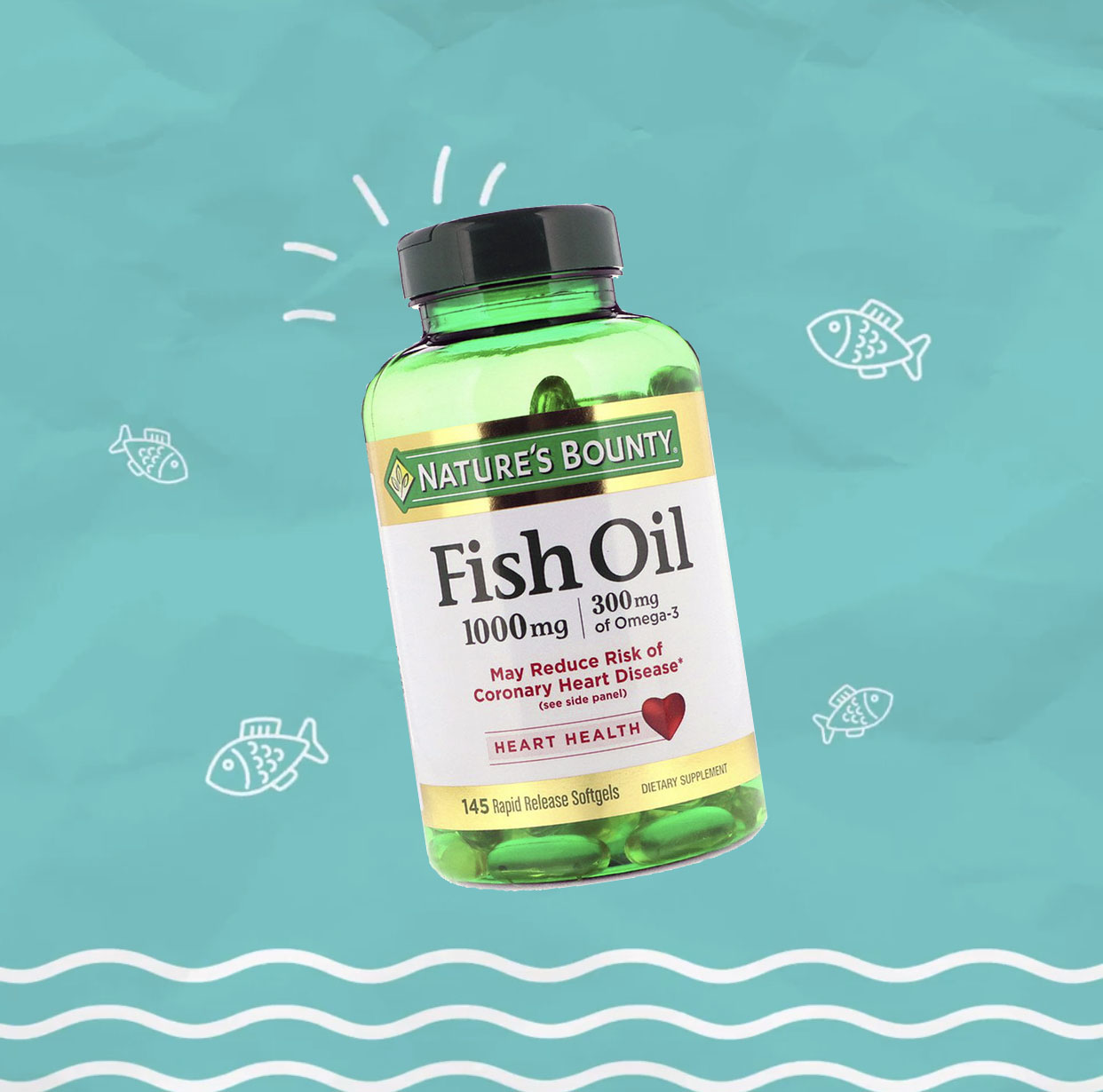 *พิเศษกดติดตามร้านลดเพิ่ม 50 บาท* Nature's Bounty, Fish Oil, 1000 mg ...