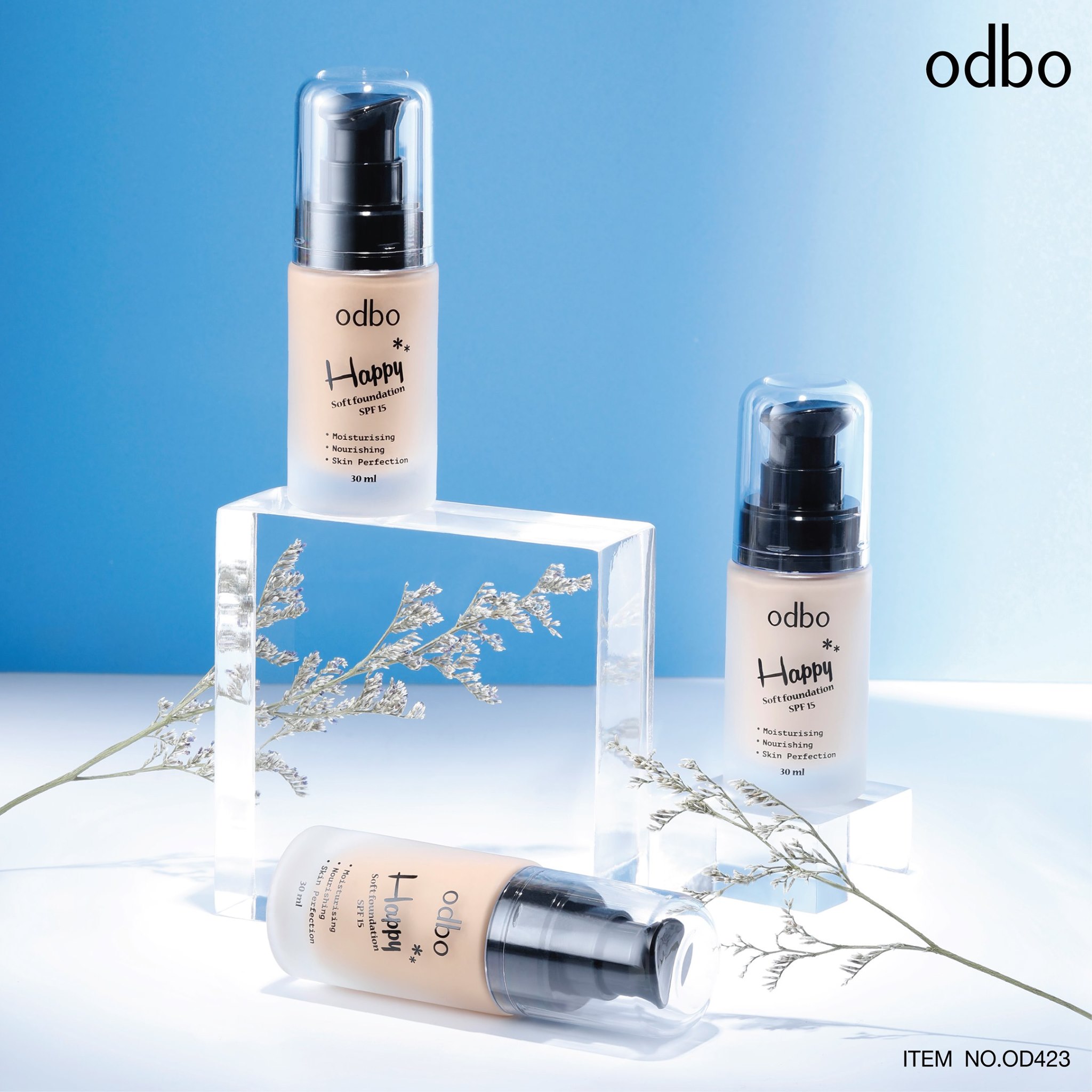 Odbo Happy Sofy Foundation DPF15 OD423 StarCosmeticTh T