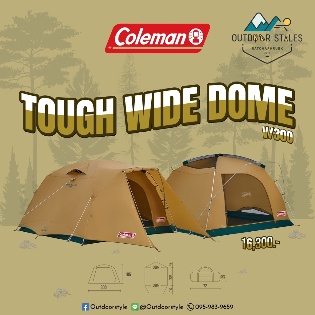 Coleman Tough Wide Dome EXⅢStart Package Coleman Japan TOUGH WIDE