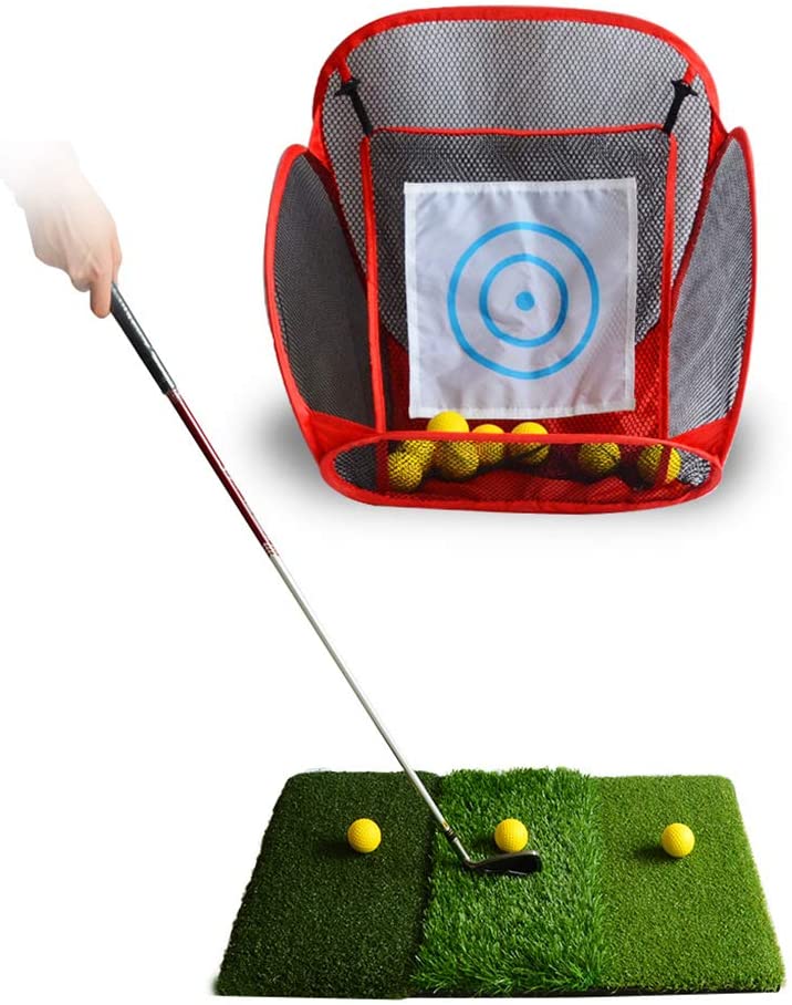 ABOUT GOLF Golf Practice Net (NT-1)ตาข่ายฝึกซ้อมกอล์ฟ สำหรับซ้อมสวิง ซ้อมชิพฝึกความแม่นยำ โครงสร้างเเข็งเเรง พับเก็บได้ พกพาสะดวก