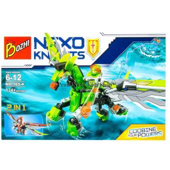 ProudNada Toys ของเล่นเด็กชุดตัวต่อเลโก้อัศวิน BOZHI NEXO KNIGHTS 134 PCS NO.165-4