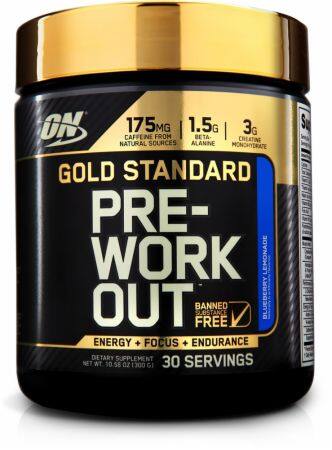 Optimum Nutrition Gold Standard Pre Workout with Creatine, Beta-Alanine and Caffeine for Energy, Keto Friendly  30 Servings preworkout เพิ่มพละกำลังก่อนออกกำลังกาย เพิ่มความสดชื่น