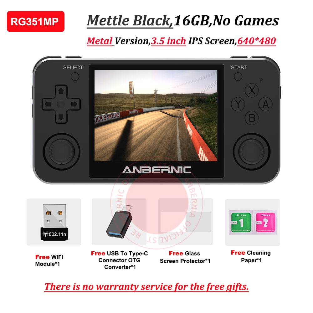 ANBERNIC RG351MP 64 Bit Retro Game Console Metal Version RG351M-New ...
