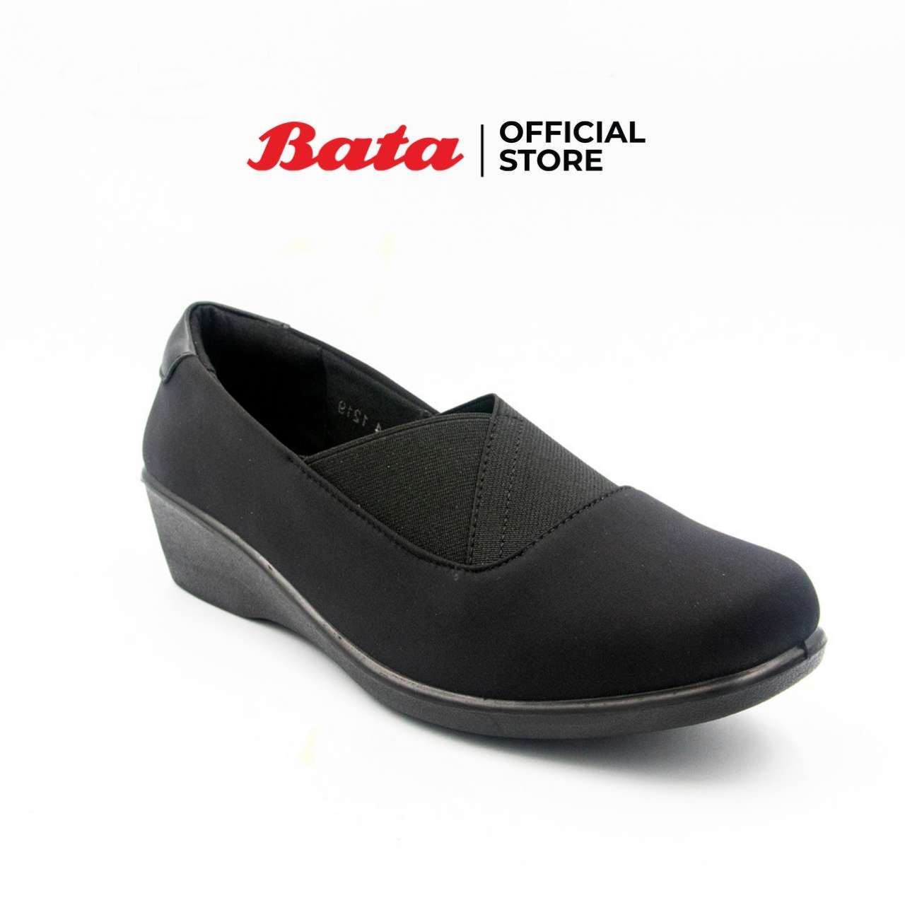 Bata LADIES HEELS Formal รองเท้าลำลอง แบบสวม ปิดส้น สูง 1.5 นิ้ว สีดำ รหัส 6516122 Ladiesheel Fashion