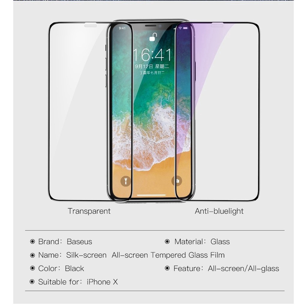 ITEC 9H Tempered Glass Screen Protector For IPhone 11 Pro / X / XR / XS Max