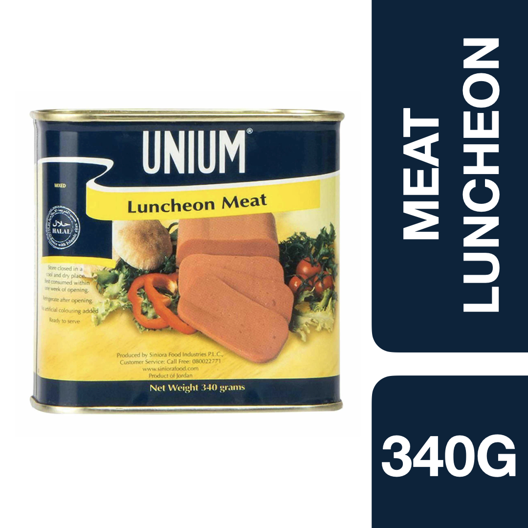 Unium Beef Luncheon 340g ++ ยูเนี่ยม เนื้อลันชอนกระป๋อง 340g