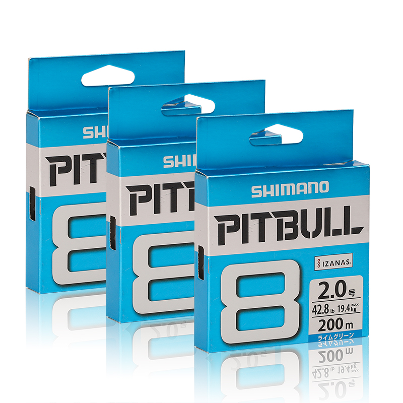 SHIMANO PITBULL X8 PE Fishing Line 150M 200M Green Blue Braided