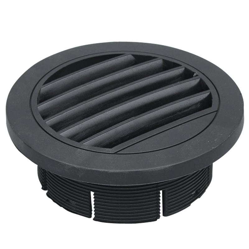 90mm Air Outlet Vent Round Flat Plastic Net Cover Cap of Exhaust Pipe for Car Air Parking Heater for Truck Bus Caravan